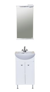 Напольная тумба под раковину Misty Соло 40см белый